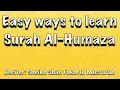 Download Lagu #EASY# Way To Learn Surah Al Humazah