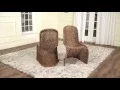 Safavieh Tana Wicker Side Chair - Brown SEA8009D