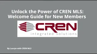 CREN MLS New Member Guide How to Search paragon Like a Pro