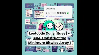 3314 Construct the Minimum Bitwise Array I Easy Leetcode Daily 1-20-26