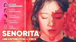 Download (G)I-DLE - Senorita (Line Distribution + Lyrics Color Coded) PATREON REQUESTED MP3