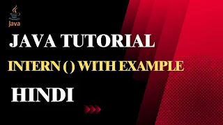 intern method in java java string intern method ms coder