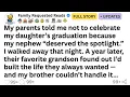 Lagu My parents told me not to celebrate my daughter’s graduation because my nephew “deserved the...