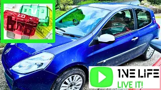 مواقع ومخططات صناديق الفيوزات لسيارة رينو كليو 