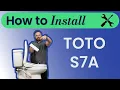 How to Install a Bidet TOTO Washlet S7A S7