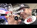 2018 YZ450F Oil Change