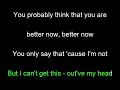 Post Malone Better Now Karaoke