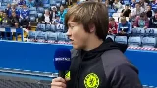 OPEN TRAINING Fran Kirby on the Chelsea Ladies at open training