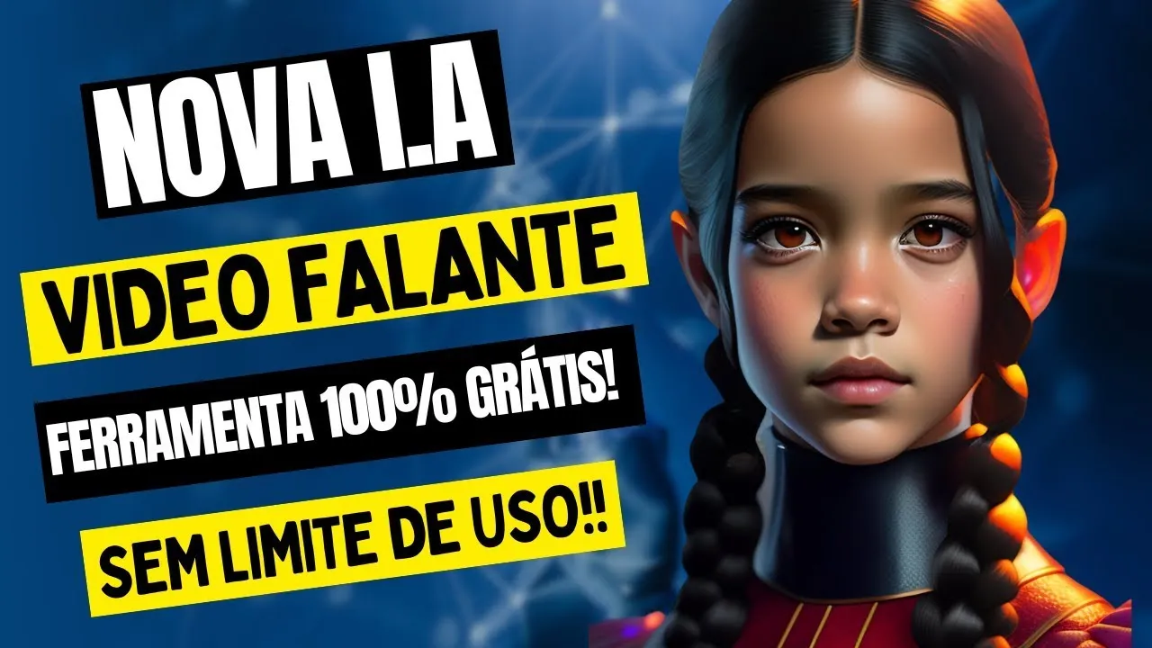 COMO CRIAR VIDEO AVATAR FALANTE GRÁTIS ILIMITADO COM INTELIGÊNCIA ARTIFICIAL IMAGEM QUE FALA