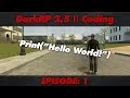 DarkRP 2 5 Coding Episode 1 Basic HUD