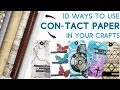 10 Ways to Use Contact Brand Paper in Your Crafts Shelf Liner Crafts