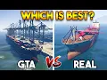 GTA 5 CARGO SHIP VS REAL CARGO SGIP WHICH IS BEST