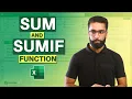 SUM and SUMIF function in excel with practice questions