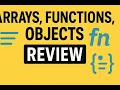 11 JavaScript Review Functions Arrays and Objects