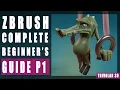 ZBrush COMPLETE BEGINNERS GUIDE part 1
