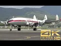 Download Lagu The last flying Lockheed Super Constellation: engine start, flaming takeoff and landing. [4K]