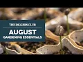 August Gardening Essentials