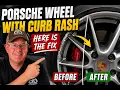 Porsche Wheel With Curb Rash Here Is The Fix