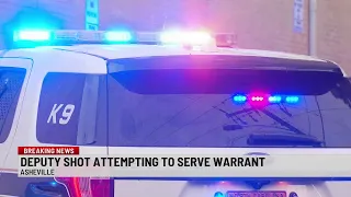 Buncombe Co deputy shot while serving warrant