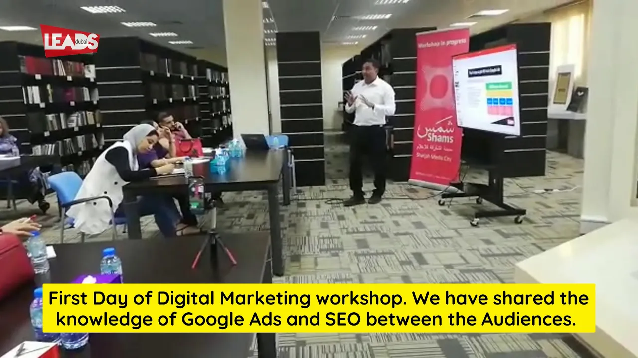Digital marketing training in Dubai, session highlights