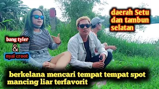 informasi tempat tempat spot mancing liar setu dan tambun