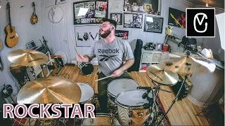 Download Post Malone X Rockstar ft. 21 Savage X (Crankdat Remix) - Drum Cover MP3