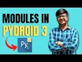 Modules In Pydroid 3 Application Pydroid 3 Tutorial Python Tutorial