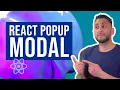 Create a Popup Modal in React with parent and child components