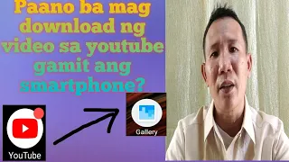 Paano mag download ng video sa YouTube gamit ang smartphone