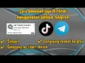 cara download lagu di tiktok menggunakan app Telegram ||DIMS ALRASMIA