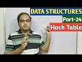 DATA STRUCTURES Part-24 Hash Table