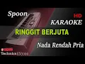 Download Lagu SPOON  - RINGGIT BERJUTA || ( NADA RENDAH PRIA ) KARAOKE