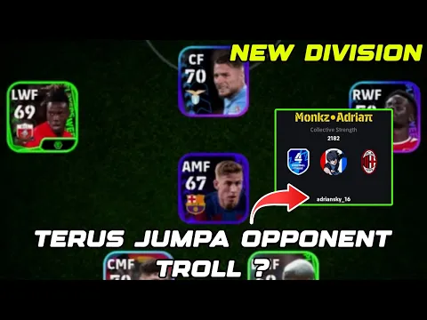 Download MP3 DIVISION DAH RESET ? FIRST GAMEPLAY DIVISION BARU ! OPPONENT GOAL AWAL DIBALAS DENGAN COMEBACK !