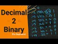 Convert Decimal to Binary - Step by Step Tutorial