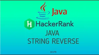 Java String Reverse Hackerrank Java Solutions