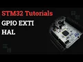 STM32 and STM32CubeIDE Tutorial External Interrupt HAL Programming