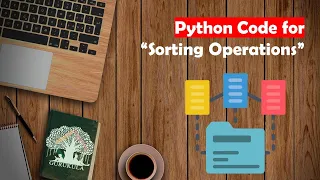 Learn Python in Tamil Sorting Operations in Python TAMIL