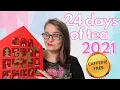 DAVIDsTEA 24 days of tea CAFFEINE FREE advent calendar 2021w SPOILER ALERT