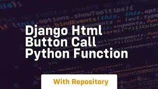 django html button call python function
