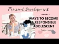 ONLINE CLASS I PerDev Lesson No 11 Ways to Become Responsible Adolescent