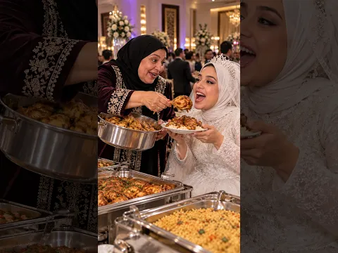 ام العريس مدلعه العروسة يوم الفرح بس اللي جاي ماطمنش هههههههه