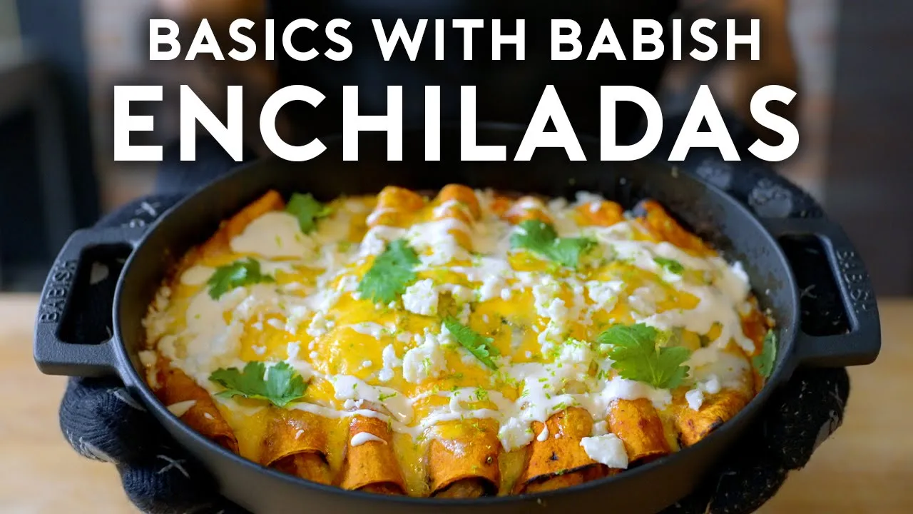 How to Make the Best Tex-Mex Enchiladas   Basics with Babish