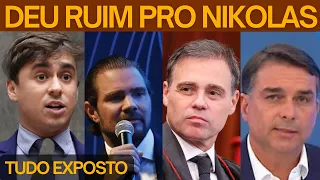 NIKOLAS FERREIRA TENTA CENSURAR INFORMAÕES E DESTRUIR ÁUDIO DELE COM VORCARO! FLÁVIO CONTRA PAC 6X1!