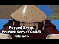 Forged Event Private Server Codes Shindo