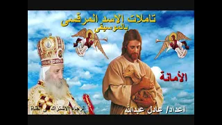 تامل عن الأمانة لمثلث الرحمات البابا شنودة الثالث بالموسيقى اعداد عادل عبدالله 