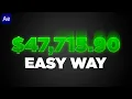 EASY Animated Counting Number After Effects Tutorial