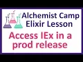 Using remote console to access IEx in production