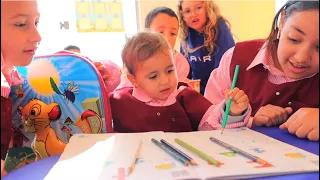 اصالة اول يوم تروح المدرسة   شوف عملت اية   دندنها