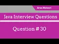 Java Interview Questions - What is the purpose of Constructors