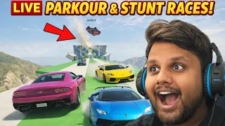 Gta 5 live Parkour Stunt Series Live With JH Sp